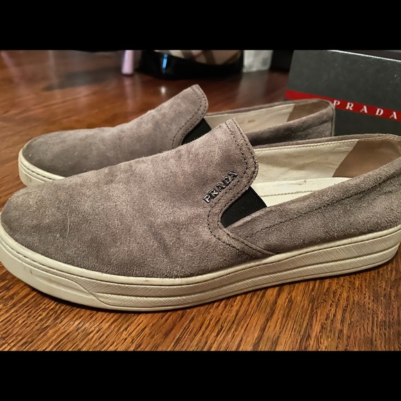 Prada Suede Slip Ons - Picture 2 of 6
